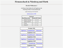 Tablet Screenshot of firmenschach-nuernberg-fuerth.de